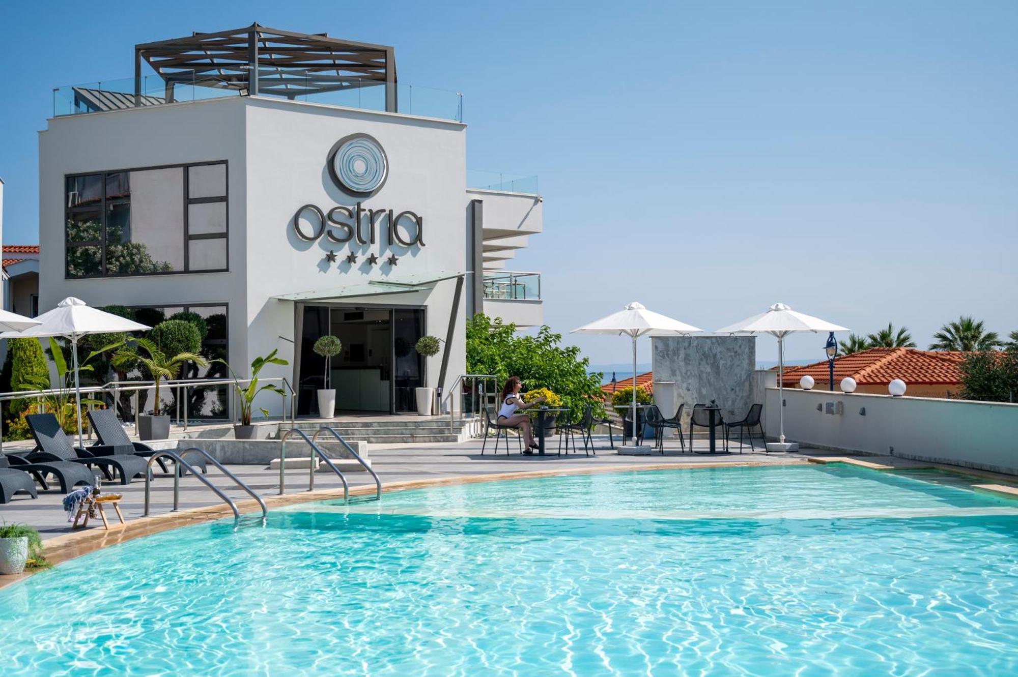 Ostria Sea Side Hotel Hanioti Exterior photo